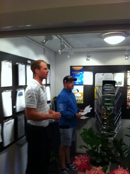 Tobias håller tacktalet.