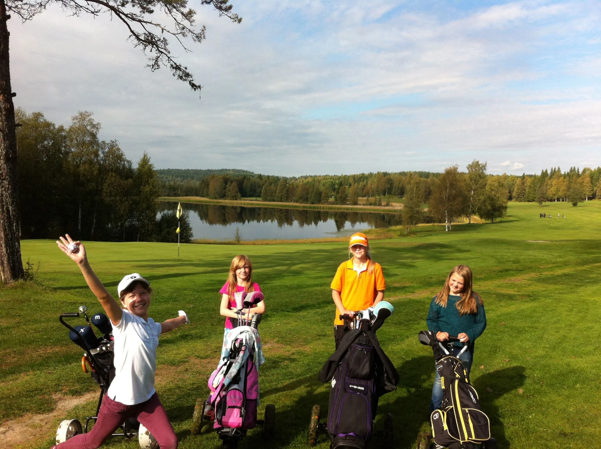 Ida Pekkala, Emmy Stattin, Wilma Eriksson, Sanna Rantala.