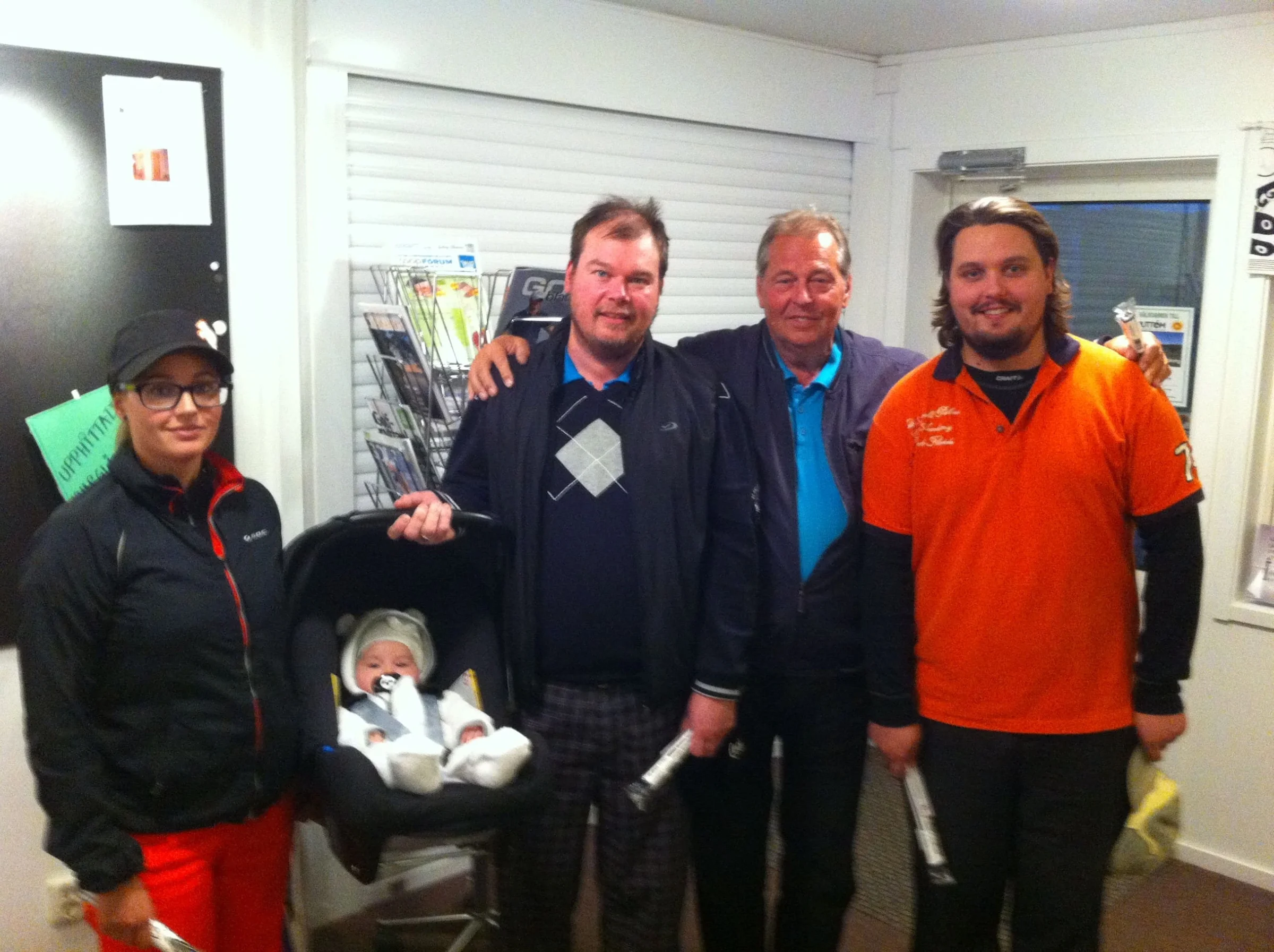 Nicole, Alicia, Glenn, Roger och Christoffer.