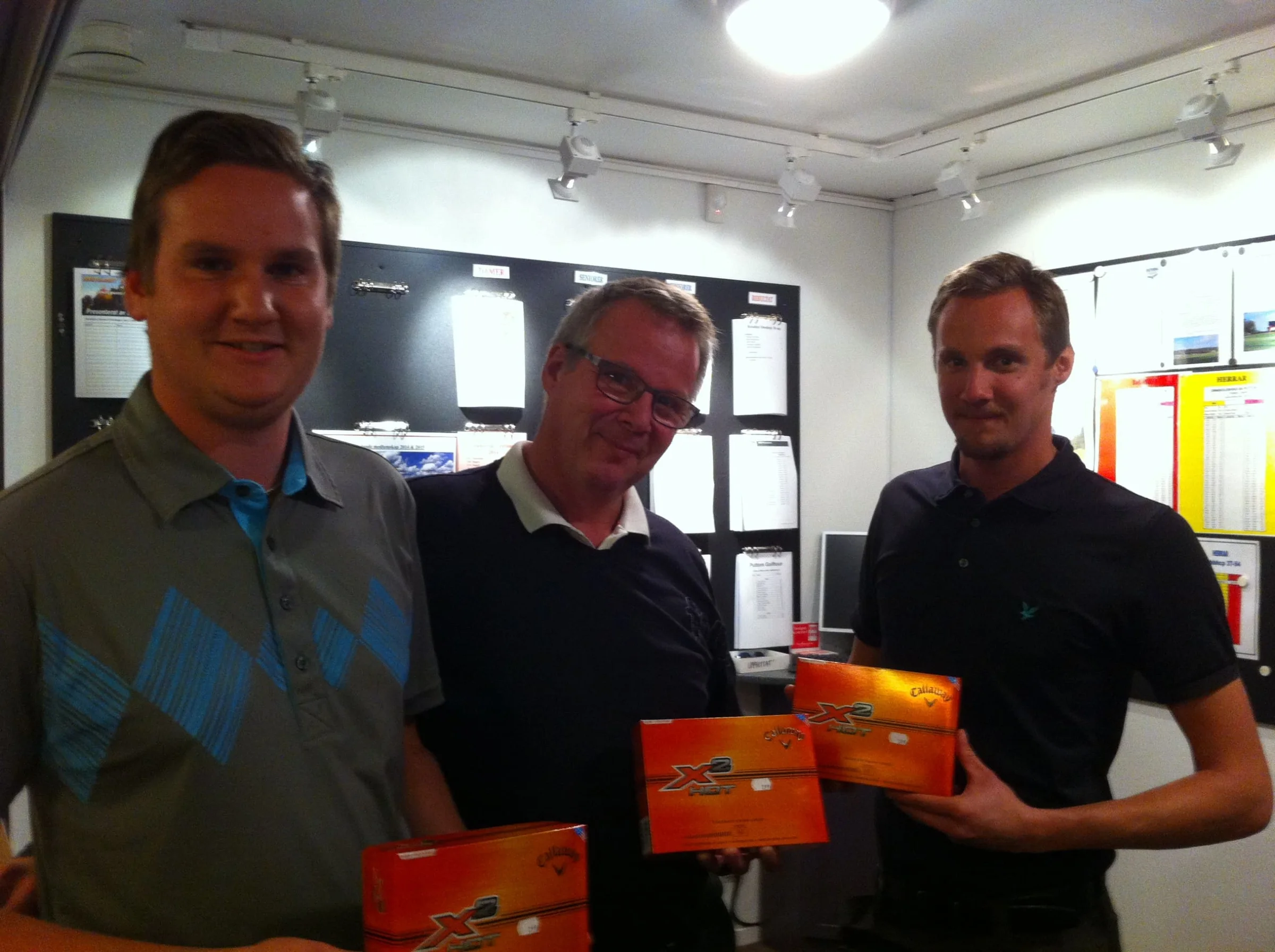 Marcus, Jan-Erik och Mattias Aspfors.