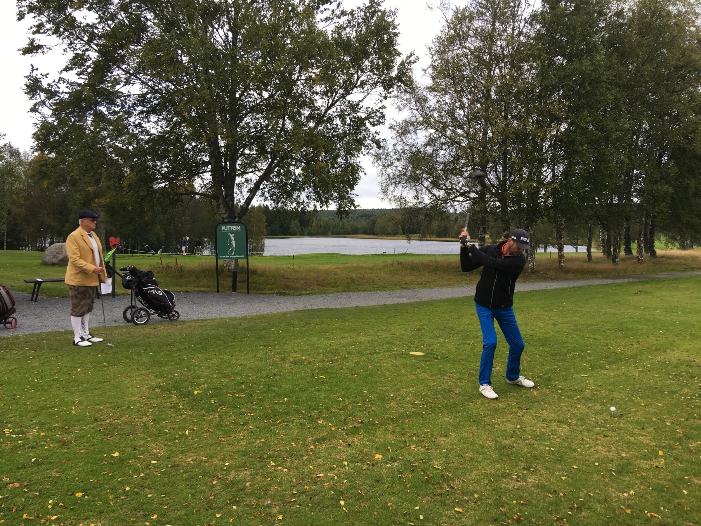 Starter Carl Edblom skickar iväg Kenneth Bylund