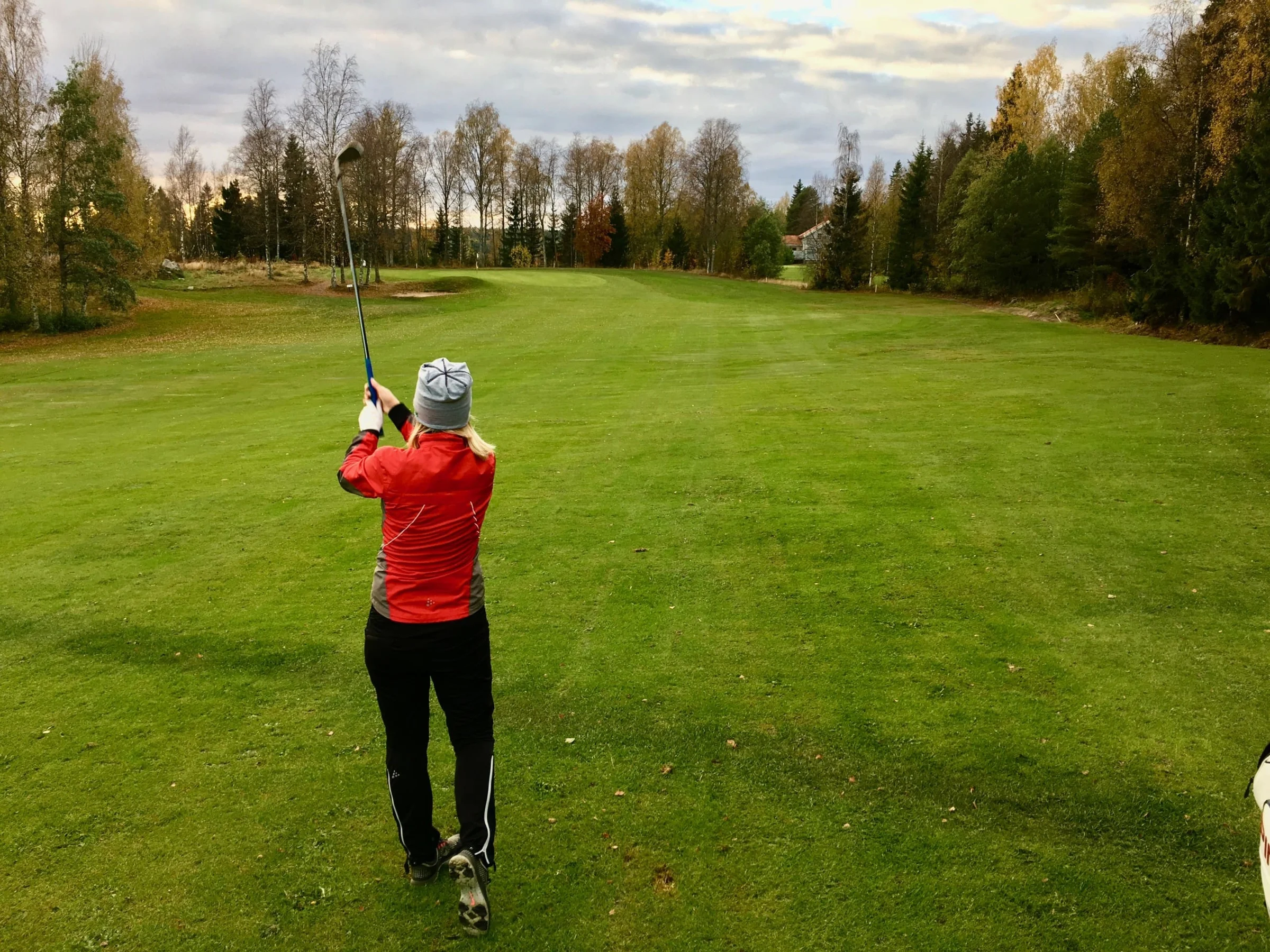 Inspel hål 2, 100 meter. 